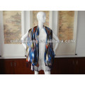 Digital Full Printing lange Fransen 100% Pure Silk Shawl